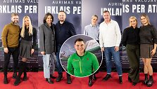 Aurimo Valujavičiaus filmo &bdquo;Irklais per Atlantą&ldquo; premjeros svečiai