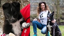 Jurga Anusauskienė ir jos augintinė Juma