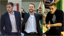 I&scaron; kairės: Erikas Kubilius, Kęstutis Mačijauskas, Andrius Banys