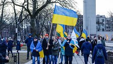 Vienybės ir solidarumo su Ukraina akcija Kaune.
