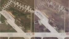Sakų karinė aviacijos bazė Kryme prie&scaron; ir po sprogimo