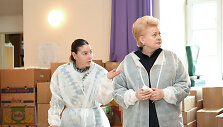 Prezidentė Vilniaus arkivyskupijos &bdquo;Carito&ldquo; Amatų mokymo centre