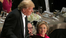 D.Trumpas ir H.Clinton tradicinėje labdaros vakarienėje