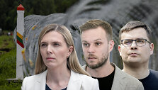 Agnė Bilotaitė, Gabrielius Landsbergis ir Laurynas Kasčiūnas