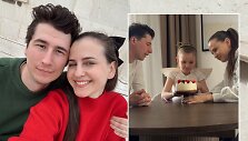 Roberta Orlauskaitė su vyru Gediminu ir dukra Elze