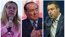 Giorgia Meloni, Silvio Berlusconi ir Matteo Salvini