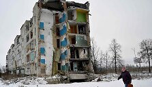Ap&scaron;audytas Ukrainos miestas