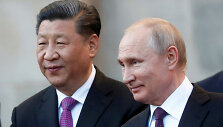 Kinijos prezidentas Xi Jinpingas ir Rusijos lyderis Vladimiras Putinas