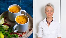 Nida Degutienė ir jos virta sriuba