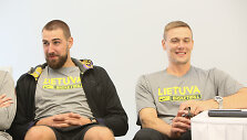 Jonas Valančiūnas ir Robertas Javtokas