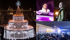 Vilniaus Katedros aik&scaron;tėje įžiebta Kalėdų eglė