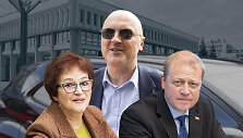Birutė Vėsaitė, Giedrius Drukteinis ir Andrius Busila