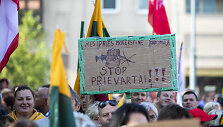 Protestas prie&scaron; Galimybių pasą