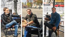 Mantas Bertulis per dieną aplankė &scaron;e&scaron;ias Kauno lauko kavines