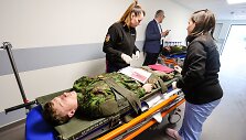 Kariniu pratybu &bdquo;Geležinis vilkas 23-1&ldquo;  medicinine dali / Teodoras Biliūnas/BNS nuotr.