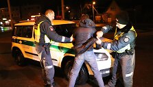 Policijos reido akimirkos