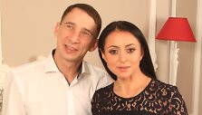 Rūta Morozovienė su vyru Andrejumi