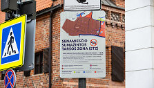 Sumažintos tar&scaron;os zona Kauno senamiestyje