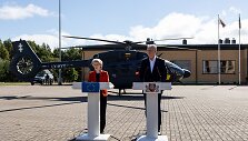 Europos Komisijos pirmininkė Ursula von der Leyen su prezidentu Gitanu Nausėda apžiūrėjo &scaron;alies pasienį su Baltarusija / Paulius Peleckis / BNS