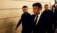 Volodymyras Zelenskis, Emmanuelis Macronas