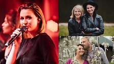 Kotryna Stasikėlė su mama Neringa ir vyru Jurgiu