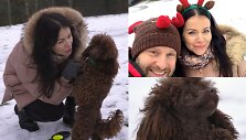 Aistė Pilvelytė su pudeliuke Gile, Paulius Kaupelis