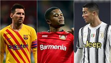 Lionelis Messi, Leonas Bailey, Cristiano Ronaldo