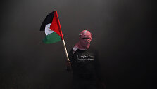 Jaunas palestinos protestuotojas