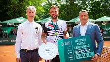 Laurynas Grigelis &ndash; Lietuvos teniso pirmenybių čempionas