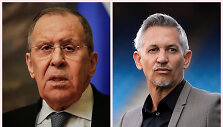 Gary Linekeris trumpai ir ai&scaron;kiai pakomentavo S.Lavrovo (kairėje) teiginius.