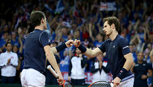 Jamie ir Andy Murray