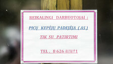 Darbo skelbimas