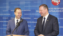 Aurelijus Veryga ir Saulius Skvernelis