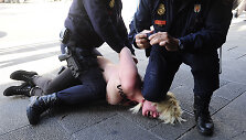 &bdquo;Femen&ldquo; aktyvistė Madride 