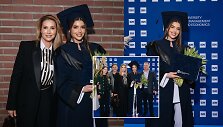 Mariai Randers įteiktas bakalauro diplomas