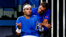 Rafaelis Nadalis ir Rogeris Federeris &bdquo;Laver Cup&ldquo; turnyre 2019 metais