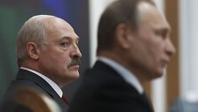 Aliaksandras Luka&scaron;enka ir Vladimiras Putinas