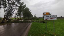 Audros padariniai Vievyje