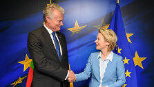 Gitanas Nausėda susitiko su Ursula von der Leyen