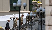 Ukrainos delegacija Turkijoje / ADEM ALTAN / AFP