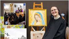 Benediktinių vienuolynas su &scaron;v. Mikalojaus bažnyčia / sesuo Justina Gruodytė ir jos paveikslai