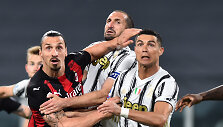 Zlatanas Ibrahimovičius, Giorgio Chiellini ir Cristiano Ronaldo