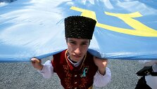 Krymo totoriai paminėjo stalinistinės tremties 72 metines