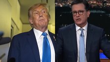 Donaldas Trumpas ir Steve'as Colbert'as