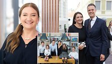 Austėja Landsbergienė ir Gabrielius Landsbergis su &scaron;eima