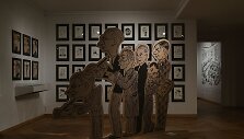Paroda &bdquo;Lazaris Kaganas &scaron;aržai ir karikatūros&ldquo; LNM Jono &Scaron;liūpo muziejuje 