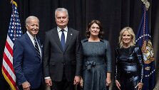 Joe Bidenas, Gitanas Nausėda, Jill Biden, Diana Nausėdienė
