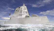 Moderniausias amerikiečių eskadrinis minininkas &bdquo;USS Zumwalt&ldquo; &ndash; nematomas radarams