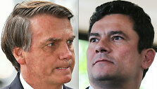 Jairas Bolsonaro ir Sergio Moro
