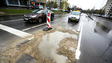 Duobė Saltoni&scaron;kių gatvėje